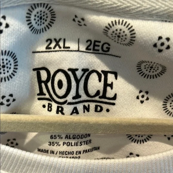 Royce Brand White Graphic Sweatshirt - Picture 2 of 4